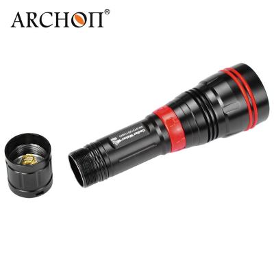 China Rechargeable Led Diving Flashlights Underwater IPX8 Depth 100m Magnetically for sale