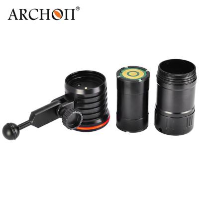 China Archon Canister LED Diving Flashlight 30W Waterproof 100 Meters for sale