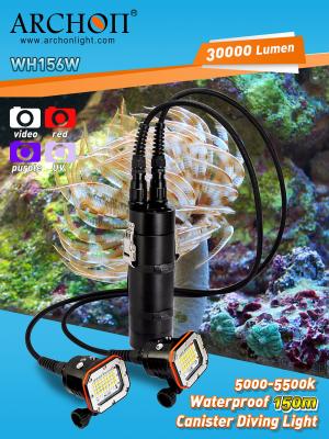 China Archon Underwater 150 Meters Canister Dive Light Power 300000 Lumens for sale