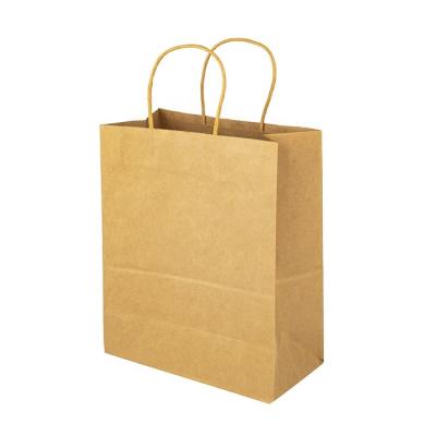 China Free Sample Recyclable High Quality Reusable Eco Friendly Shopping Kraft Paper Branded Paper Bags for sale