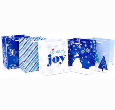 China Recycled Materials Christmas Musical 2021 Vaccine Christmas Ornament Christmas Decoration Flower Cheap Paper Bag for sale