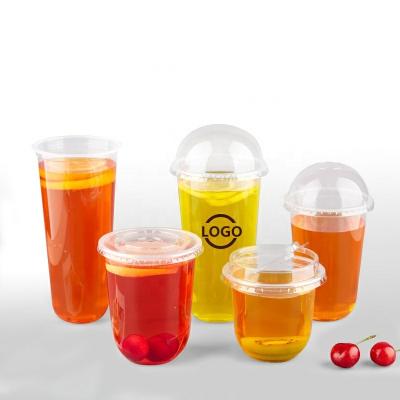 China Supplier Wholesale High Quality DOUBLE WALL Reusable Plastic Juice Bio Degradable Plastic Cups for sale