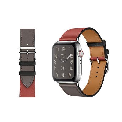 China Good Quality Adjustable Italian Imported Leather Eco-Friendly Watch Strap 15cm Watch Band Length Replacement Leather Strap for sale