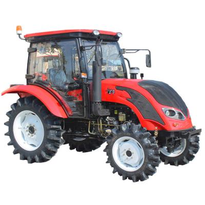 China Farm tractor QLN 90hp 4WD agriculture wheel farmtrac tractor price in Romania for sale