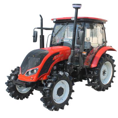 China Farm tractor 4 wheel tractor for sale in Trinidad, 85hp tractor machine farm farming equipment for sale