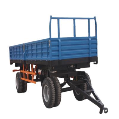 China Cheap Hydraulic Dump 10 Ton Farm Grain Dump Trailer For Wheel Tractor for sale