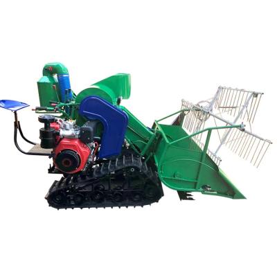 China Mini Combined Harvester 4LZ-0.8 Mini Combine Harvester Rice Cutting Machine Paddy Havester Equipment For Rice Paddy Filed for sale