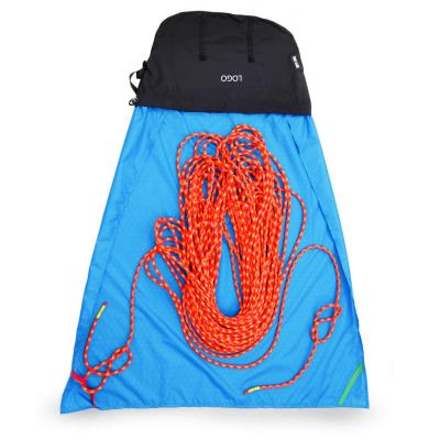 China 80m Climbing Rope Tarp Climbing Rope Bag Factory Custom Fast Deploy Waterproof Outdoor Climbing Bag Bouldering Gear Rope Bag for sale