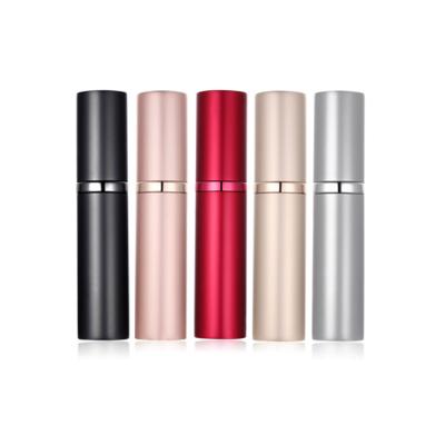 China Personal care perfume bottle high grade aluminum perfume bottle/classic high quality aluminum head filled with bullet bottom for 5mm for sale