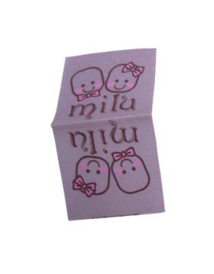 China custom clothing labels cheap dress labels t shirt tags printed fabric labels for sale