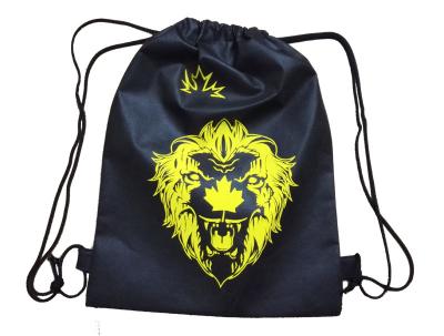 China custom cheap non woven drawstring bag for sale with logo printing manufacturer for sale