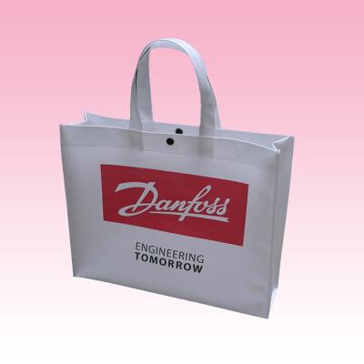 China custom eco friendly non woven handle bag distributor manufacturers for business for sale