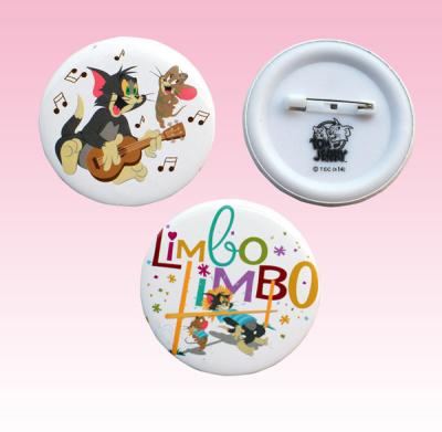 China custom personalised pin button badge maker with design printing manufacturer for sale