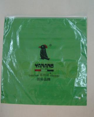 China custom green color plastic polypropylene zipper bags packing sizes design maker for sale