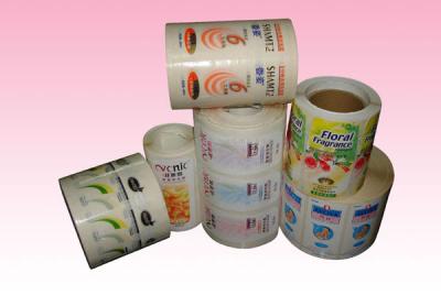 China custom personalised printing plastic self adhesive sticker label design factory for sale