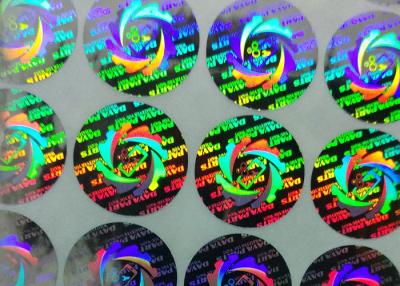 China Custom Round Hologram Sticker Holographic Security Sticker Label Manufacturer for sale