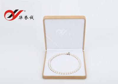 Cina Contenitore di regalo elegante dei gioielli della collana, cassa amichevole della collana della perla del velluto di Eco in vendita