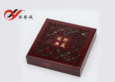 China High Grade Wood Pearl Necklace Box Size Customized For Jewelry Display for sale