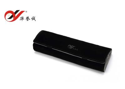 China Black 12 Lines Velvet Travel Jewellery Roll Bag Eco Friendly For Stud Earring for sale