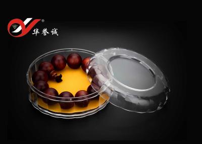 China Professional Plastic Jewellery Box Round Jewelry Display With Round Cover for sale