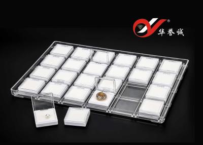 China Plastic Jewelry Display Tray Shape Customized With 24 Removable Components for sale