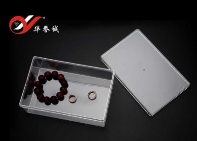 China Practical Clear Plastic Jewellery Box Rectangle Shape For Jewelry / Gift Display for sale