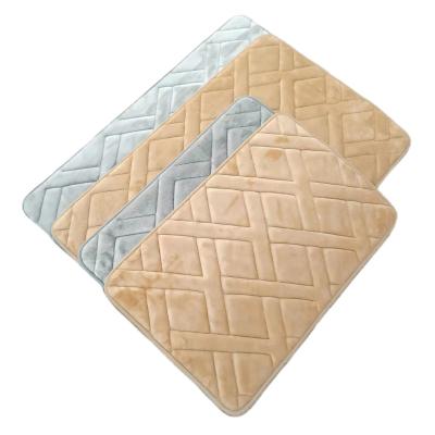 China Washable Memory Foam Soft Bath Mats - Non Slip Absorbent Bathroom Covers T For Bathroom Floors for sale