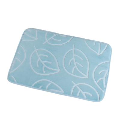 China Washable Hot Colorful Press Mat Super Soft Style Water Absorb Memory Foam Blanket For Bathroom for sale