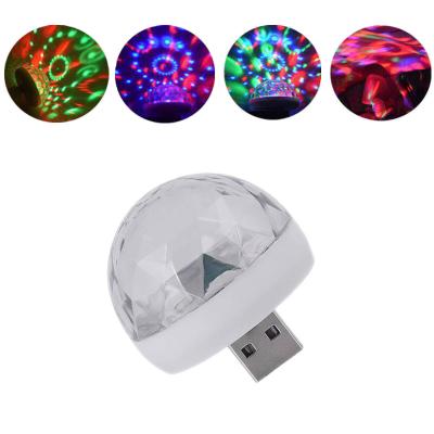 China Theme Park Dropshipping Porcelain Magic Bulb Car Lamp USB Party Home Small Mini Led DJ Ball Disco Light for sale