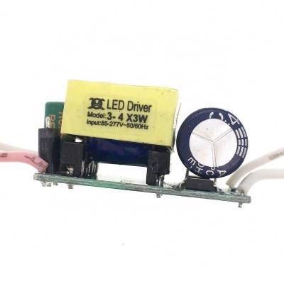 China LED Power Supply China Manufacture 3-4x3W 600mA 6-13.6V Sun Led Driver 85-277V LED Driver 10w Constant Current LED Dark Power Supply 'ampule for sale