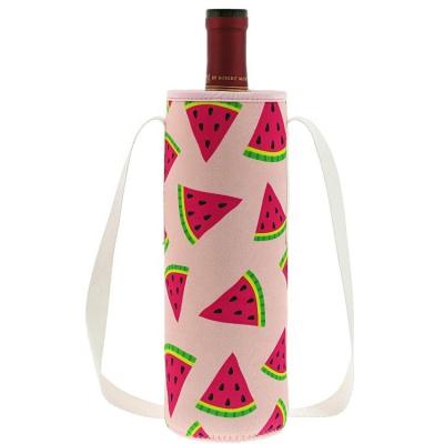 China Wholesale Insulated OEM Customized Single Drip Proof Portable LOGO Neoprene Wine Bag Package Wine Bottle Set for sale