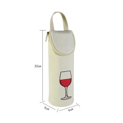 China Custom LOGO Factory Custom Insulated Bottle Insulation Neoprene Wine Bag Red Wine Ice Pack Single Insulated Wine Packing Bag for sale