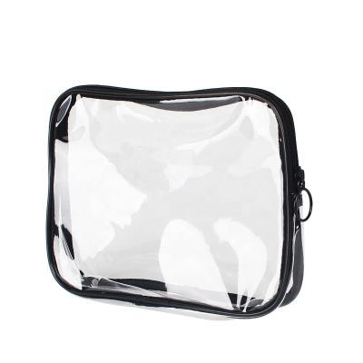 China Fashion Best Selling Travel Promotional Clear Reusable Makeup Fashion PVC Cosmetic Bag for sale