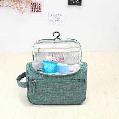 China Handmade Sewing Toiletry Business Men's Toiletry Bag Custom Waterproof Waterproof Cloth Pouch for sale