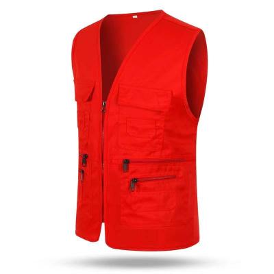 China Sustainable Multi-pocket Fishing Outdoor Sports Jacket Vest for sale