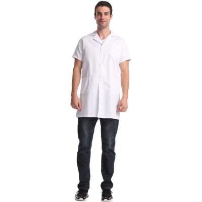 China Cheap hospital lab white coats, genuine high quality long white coats produced by original factory, lab uniforms for sale