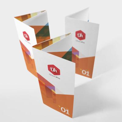 China Custom Full Color Printed Booklet Brochure Advertising Brochures Leaflets Printed Recyclable Brochures for sale