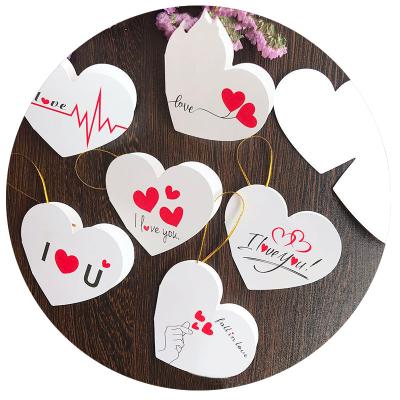 China Wholesale Custom Heart Shaped Heart Shaped Birthday Cards From China Christmas Thanksgiving Valentine's Day for sale