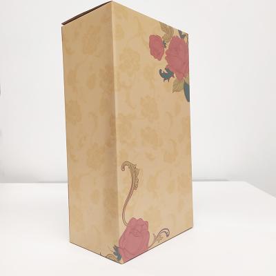 China Recyclable Custom Cheap Wholesale Cardboard Box Printed Beautiful Pattern Craft Recyclable Gift Box for sale