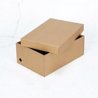 China Recycled Materials Wholesale Cheap Custom Cowhide Pattern Transport Folding Corrugated Box Custom Shoe Box for sale