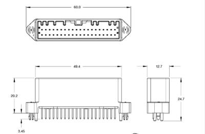 China TE Connectivity AMP Connector TH 025 Connector 40P Vertical Headers 1-1379602-1,1-1379602-2,1-1379602-4 for sale