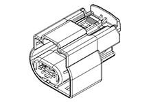 China Single Row Molex Female Connector , Molex Terminal Connector 2 Circuits 347520204 for sale