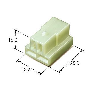 China KET Korea Electric Terminal Connectors MG610101,MG620046 Automotive Housing Wire to Wire 4 Pin Connector for sale