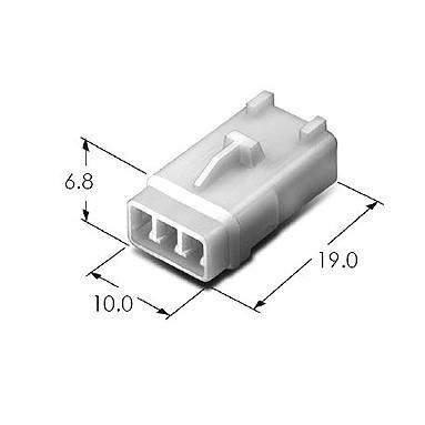 China KET Korea Electric Terminal Connectors MG610088 Automotive Housing Wire to Wire Connector for sale