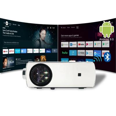 China Internet LCD Mobile Phone Smart 4K Beamer Multimedia Home Theater Android Built-in Portable Projector for sale