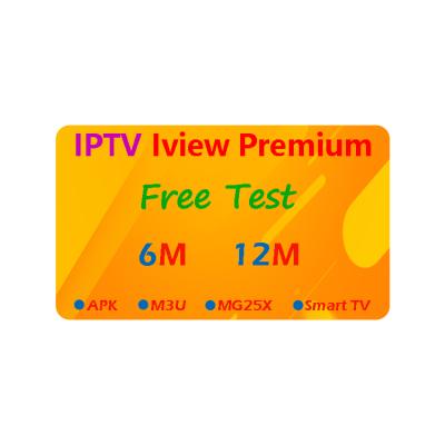 China Premium IPTV Iview IPTV Support Smart TV M3U Android TV Box Fire Stick for sale