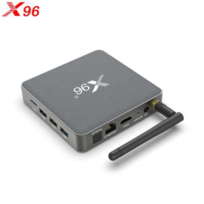 China Dual Wifi BT4.0 8K H.265 HEVC RK3566 Android 11.0 X96X6 Media Player RK3566 Mali G52 2.4G 5G Set Top Box TV Box for sale