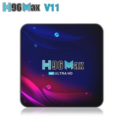 China New H96 max V11 Media Player RK3188 Mali-450 Android 11.0 2.4G 5G Dual Wifi BT4.0 4K H.265 HD RK3188 TV Set Top Box Box for sale