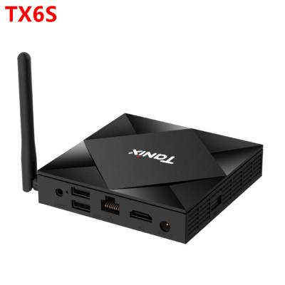 China H.265 Box TX6S Allwinner H616 H.265 6K 4K BT4.0 Media Player Smart TV H.265 Android TV BOX 10.0 2.4G&5GHz Dual Wifi for sale