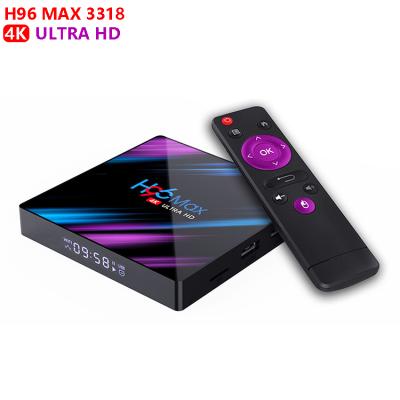 China H.265 H96 Max 3318 TV Box BT4.0 Android Rockchip RK 3318 RAM 2GB 10.0 ROM 16GB 4K Set Top Box for sale